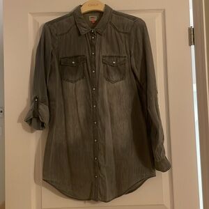 Only Grey Jeans Shirt